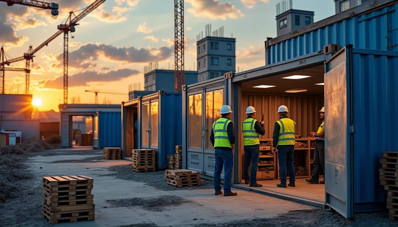 Illustration: Comprendre les fonctions essentielles des conteneurs sur chantier