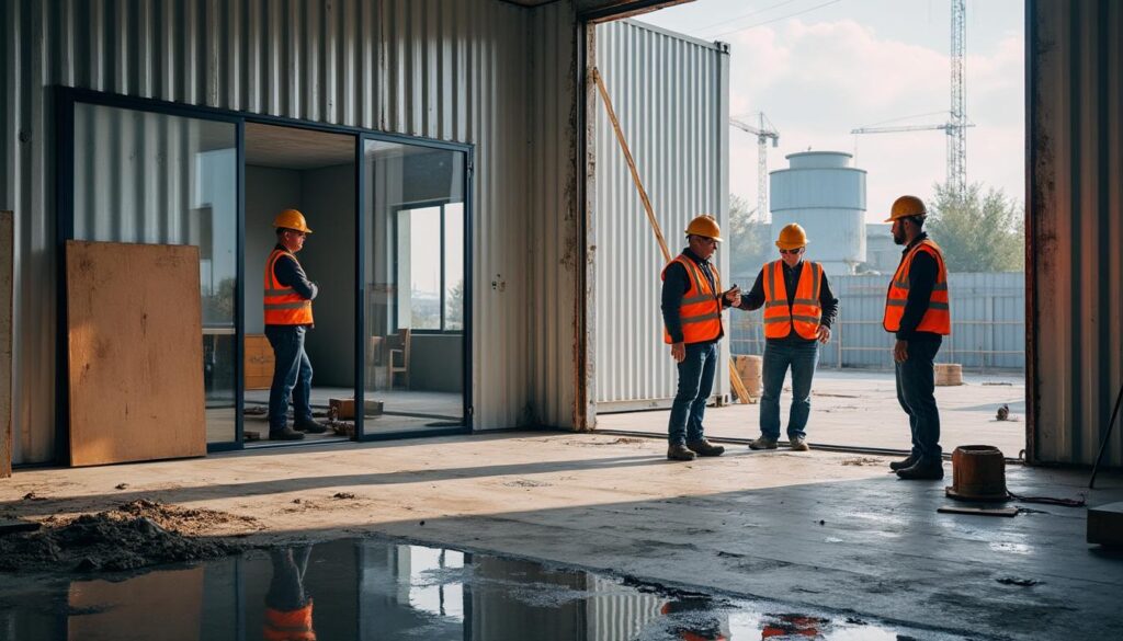 Conteneurs de chantier : solutions modulaires pour stockage et bureaux