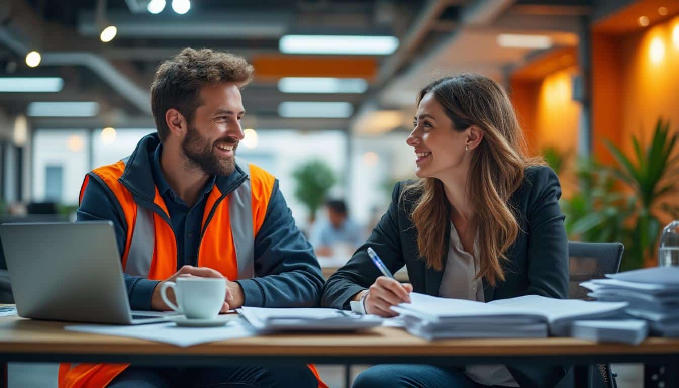 Illustration: Comment les salariés bénéficient des services de la caisse CI BTP Centre Ouest