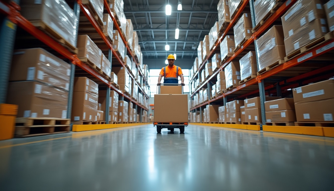 Illustration: Pourquoi le chariot de manutention est-il indispensable dans la chaîne logistique ?