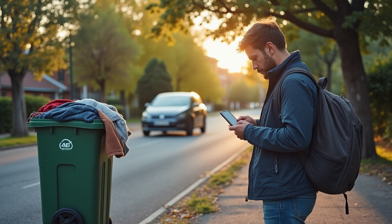 Illustration: Comment trouver le conteneur à vêtements le plus proche et accessible près de chez soi