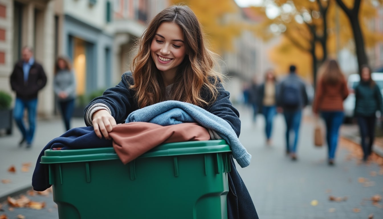 Conteneur à vêtements le plus proche : Trouvez-le facilement près de chez vous