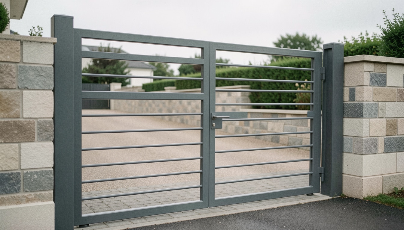 Comment choisir un portail battant en acier durable